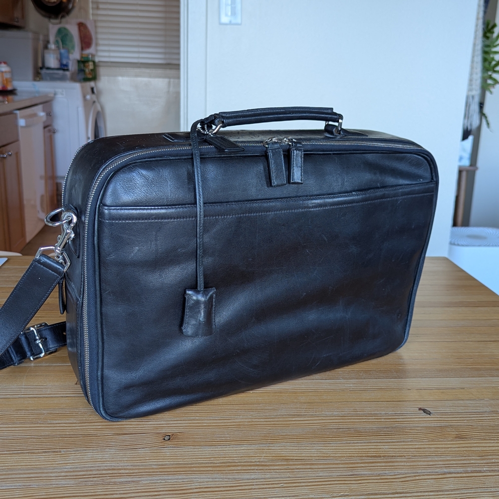 Coach Black Briefcase / Men's Bag
